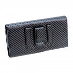 Wholesale Horizontal Hybrid Style Belt Clip Pouch Large 21 Fits iPhone 13 and more (Black)